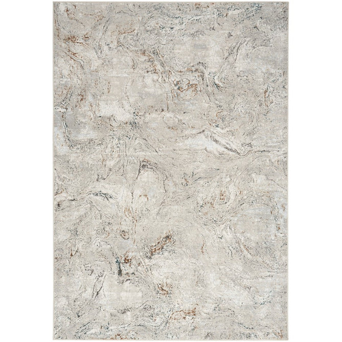Glitz GLZ20 Modern Abstract Swirl Distressed Metallic Shimmer Hi-Low Textured Soft-Touch Short-Pile Polyester Grey/Multicolour Rug-Nourison-Rug Love - The Most Loved Rug Store
