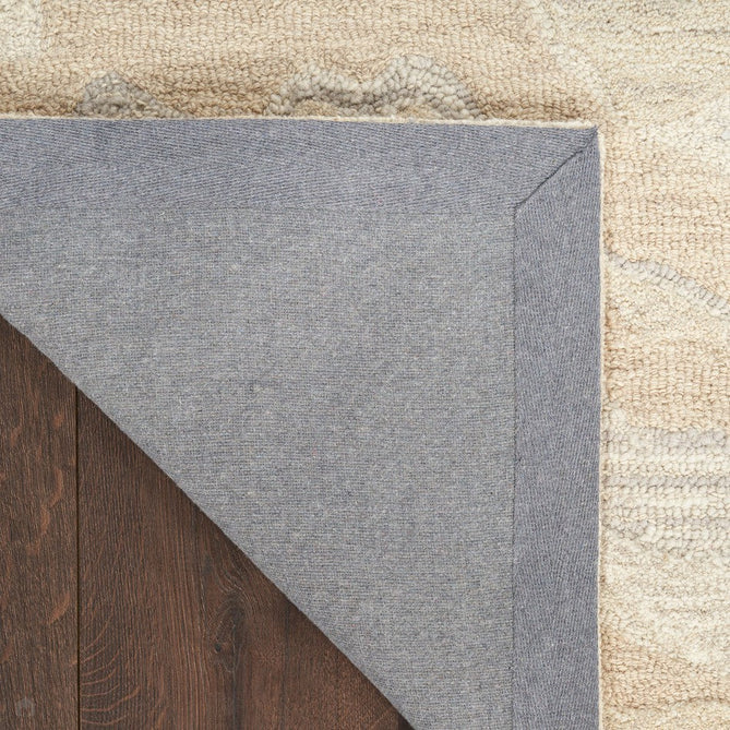 Graceful GRU01 Modern Abstract Hand-Woven Textured Hi-Low Carved Wool Beige Rug-Nourison-Rug Love - The Most Loved Rug Store