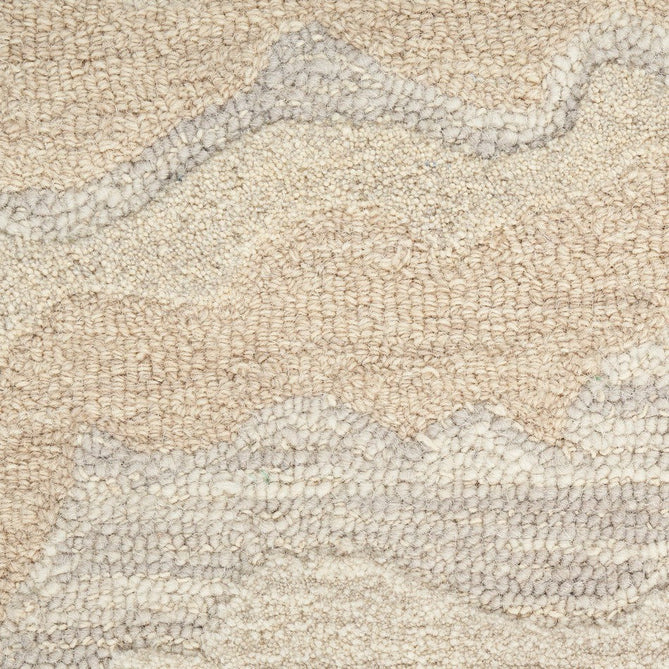 Graceful GRU01 Modern Abstract Hand-Woven Textured Hi-Low Carved Wool Beige Rug-Nourison-Rug Love - The Most Loved Rug Store