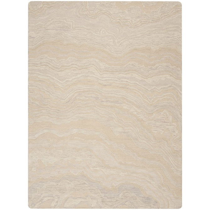 Graceful GRU01 Modern Abstract Hand-Woven Textured Hi-Low Carved Wool Beige Rug-Nourison-Rug Love - The Most Loved Rug Store