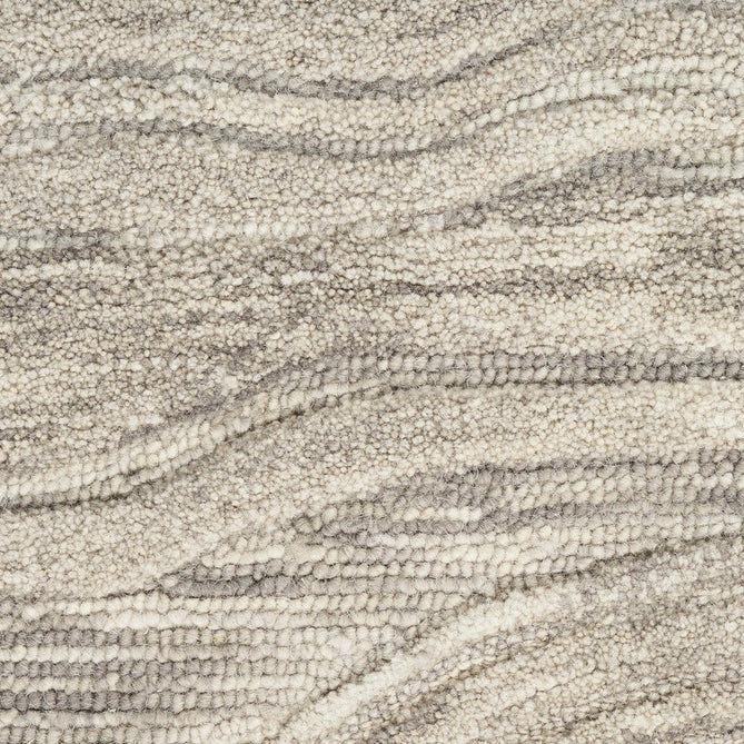 Graceful GRU01 Modern Abstract Hand-Woven Textured Hi-Low Carved Wool Grey Runner-Nourison-Rug Love - The Most Loved Rug Store