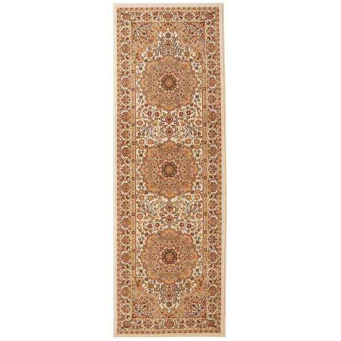 Grand Heritage GH101 Traditional Persian Floral Medallion Border Soft Stain-Resistant Durable Cream/Beige Rug-Concept Looms-Rug Love - The Most Loved Rug Store