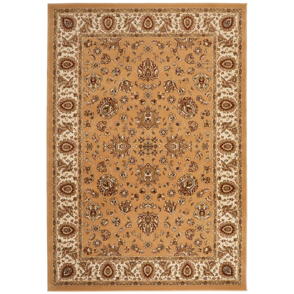 Durable Beige Rug On Sale Grand Heritage GH102 Traditional Persian Classic Floral Vine ...