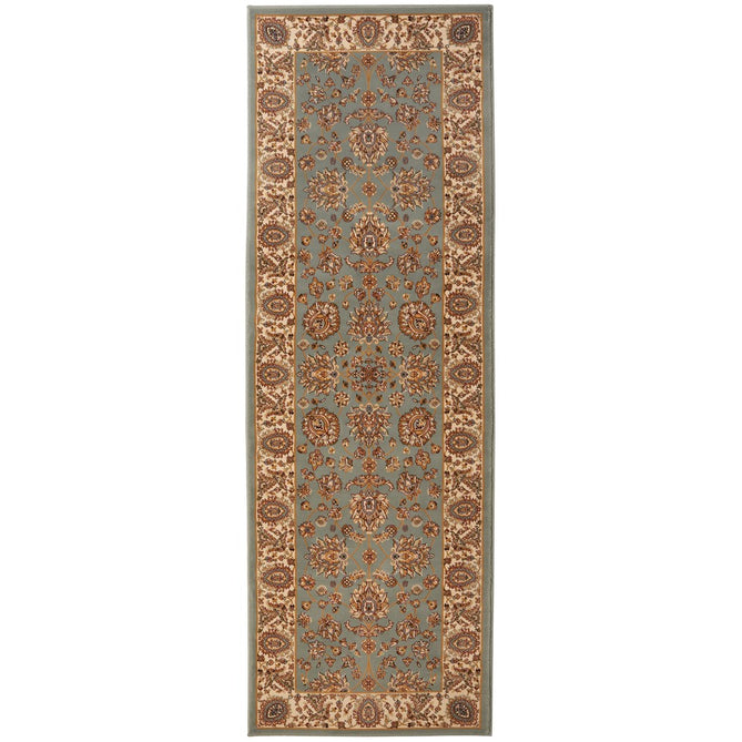 Grand Heritage GH102 Traditional Persian Classic Floral Vine Medallion Border Soft Stain-Resistant Durable Blue/Beige Rug-Concept Looms-Rug Love - The Most Loved Rug Store