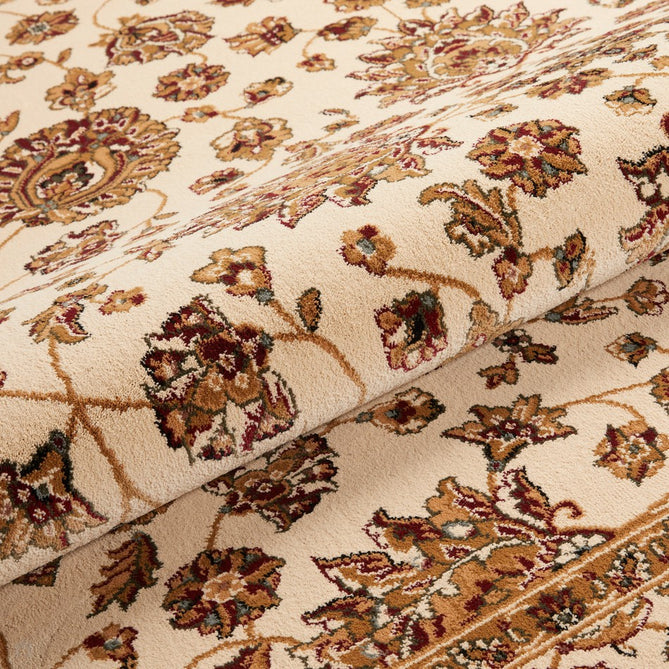 Grand Heritage GH102 Traditional Persian Classic Floral Vine Medallion Border Soft Stain-Resistant Durable Cream/Beige Rug-Concept Looms-Rug Love - The Most Loved Rug Store