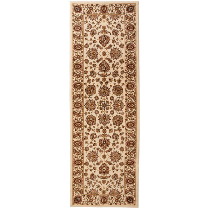 Grand Heritage GH102 Traditional Persian Classic Floral Vine Medallion Border Soft Stain-Resistant Durable Cream/Beige Rug-Concept Looms-Rug Love - The Most Loved Rug Store