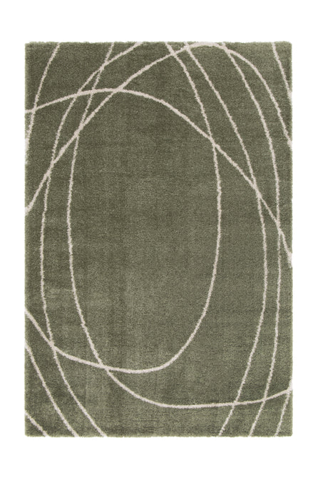Halo Squiggle Sage Rug-Melrose-Rug Love - The Most Loved Rug Store