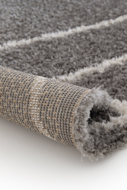 Halo Squiggle Grey Rug-Melrose-Rug Love - The Most Loved Rug Store