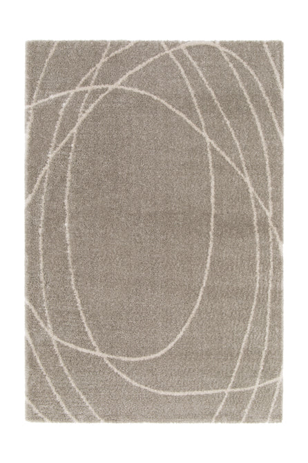 Halo Squiggle Natural Rug-Melrose-Rug Love - The Most Loved Rug Store