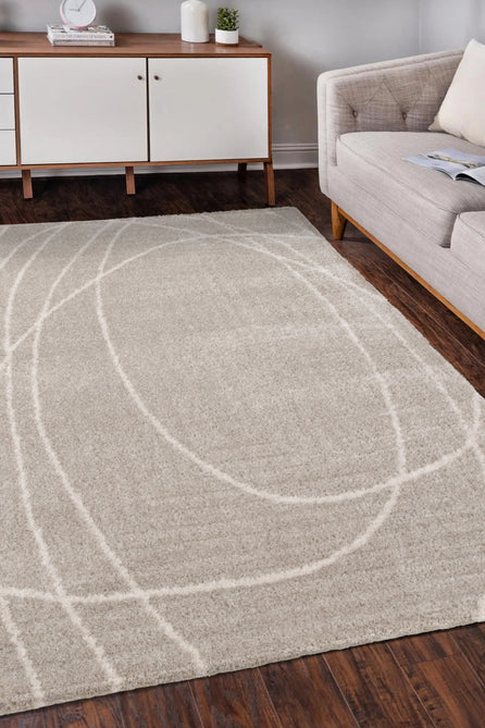 Halo Squiggle Natural Rug-Melrose-Rug Love - The Most Loved Rug Store
