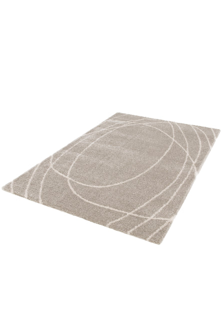 Halo Squiggle Natural Rug-Melrose-Rug Love - The Most Loved Rug Store