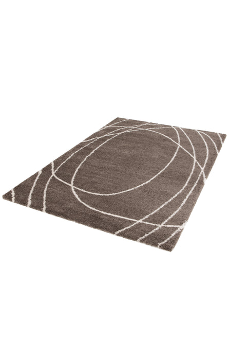 Halo Squiggle Taupe Rug-Melrose-Rug Love - The Most Loved Rug Store