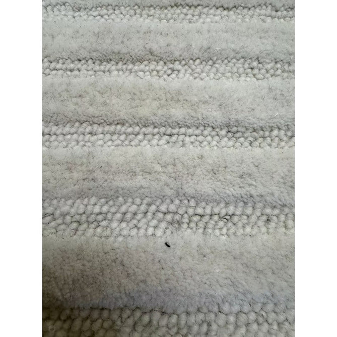 Hague Modern Plain Geometric Hand-Carved Hi-Low 3D Ridged Cut & Loop Pile Textured Wool Ivory Rug-Asiatic Carpets-Rug Love - The Most Loved Rug Store