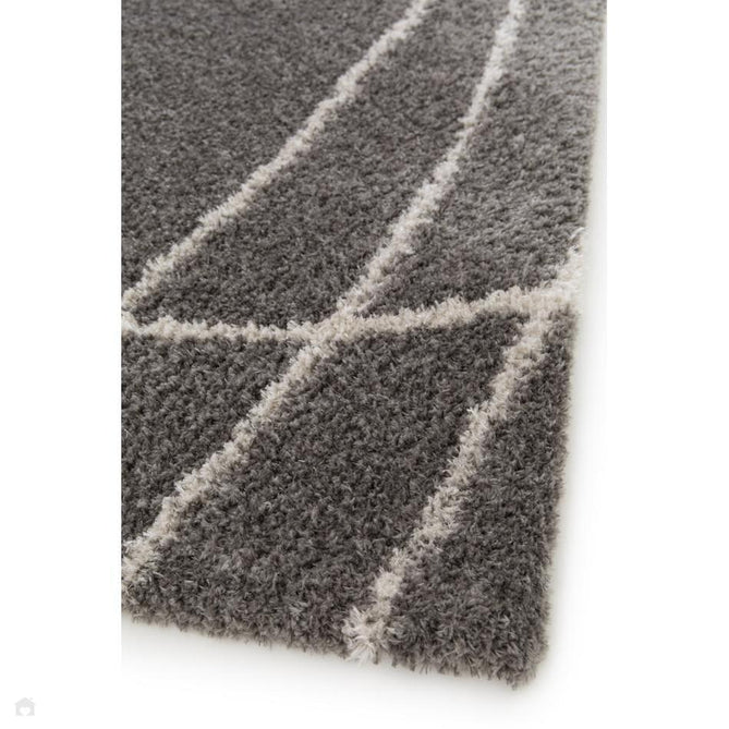 Halo Squiggle Grey Rug-Melrose-Rug Love - The Most Loved Rug Store