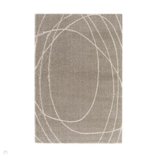 Halo Squiggle Natural Rug-Melrose-Rug Love - The Most Loved Rug Store