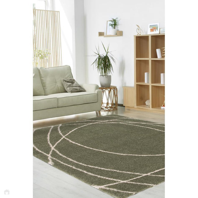Halo Squiggle Sage Rug-Melrose-Rug Love - The Most Loved Rug Store
