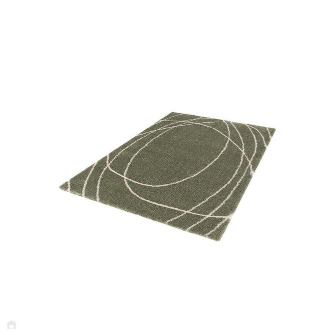 Halo Squiggle Sage Rug-Melrose-Rug Love - The Most Loved Rug Store