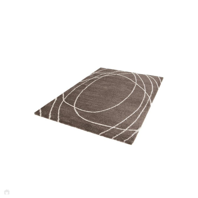 Halo Squiggle Taupe Rug-Melrose-Rug Love - The Most Loved Rug Store