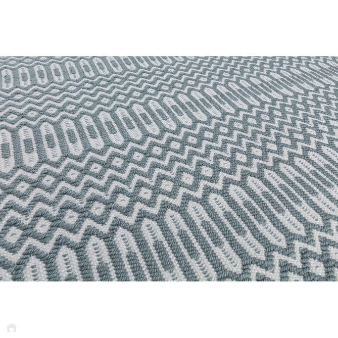 Halsey Modern Geometric Durable Stain-Resistant Weatherproof Flatweave In-Outdoor Duck Egg Rug-Asiatic Carpets-Rug Love - The Most Loved Rug Store