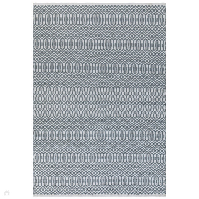 Halsey Modern Geometric Durable Stain-Resistant Weatherproof Flatweave In-Outdoor Duck Egg Rug-Asiatic Carpets-Rug Love - The Most Loved Rug Store
