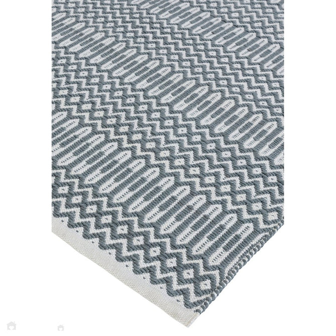Halsey Modern Geometric Durable Stain-Resistant Weatherproof Flatweave In-Outdoor Duck Egg Rug-Asiatic Carpets-Rug Love - The Most Loved Rug Store