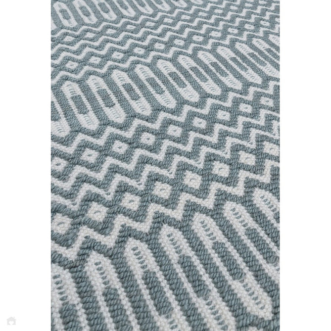 Halsey Modern Geometric Durable Stain-Resistant Weatherproof Flatweave In-Outdoor Duck Egg Rug-Asiatic Carpets-Rug Love - The Most Loved Rug Store