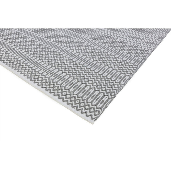 Halsey Modern Geometric Durable Stain-Resistant Weatherproof Flatweave In-Outdoor Grey Rug-Asiatic Carpets-Rug Love - The Most Loved Rug Store