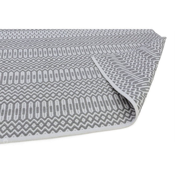 Halsey Modern Geometric Durable Stain-Resistant Weatherproof Flatweave In-Outdoor Grey Rug-Asiatic Carpets-Rug Love - The Most Loved Rug Store