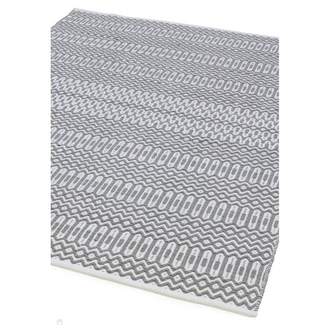Halsey Modern Geometric Durable Stain-Resistant Weatherproof Flatweave In-Outdoor Grey Rug-Asiatic Carpets-Rug Love - The Most Loved Rug Store