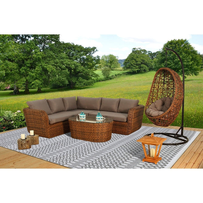 Halsey Modern Geometric Durable Stain-Resistant Weatherproof Flatweave In-Outdoor Grey Rug-Asiatic Carpets-Rug Love - The Most Loved Rug Store