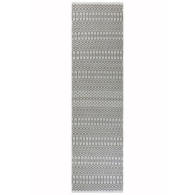 Halsey Modern Geometric Durable Stain-Resistant Weatherproof Flatweave In-Outdoor Grey Runner-Asiatic Carpets-Rug Love - The Most Loved Rug Store
