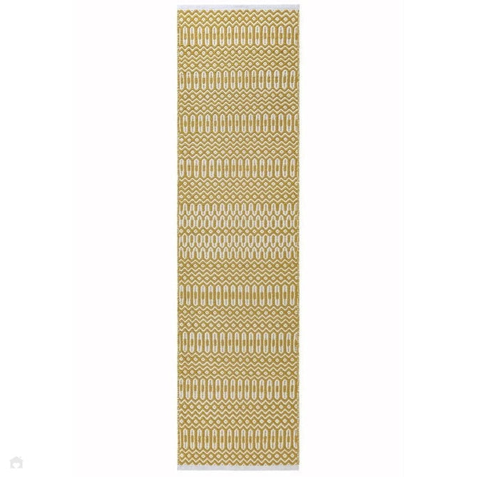Halsey Modern Geometric Durable Stain-Resistant Weatherproof Flatweave In-Outdoor Mustard Yellow Rug-Asiatic Carpets-Rug Love - The Most Loved Rug Store