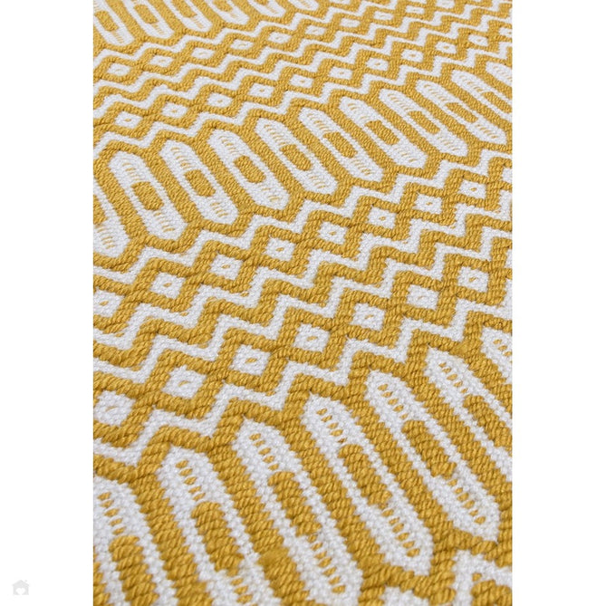 Halsey Modern Geometric Durable Stain-Resistant Weatherproof Flatweave In-Outdoor Mustard Yellow Rug-Asiatic Carpets-Rug Love - The Most Loved Rug Store