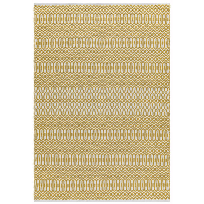 Halsey Modern Geometric Durable Stain-Resistant Weatherproof Flatweave In-Outdoor Mustard Yellow Runner-Asiatic Carpets-Rug Love - The Most Loved Rug Store