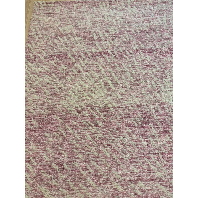 Hampton Burst Modern Abstract Distressed Hand-Woven Textured Wool Loop Pile Pink/Ivory Rug-Melrose-Rug Love - The Most Loved Rug Store