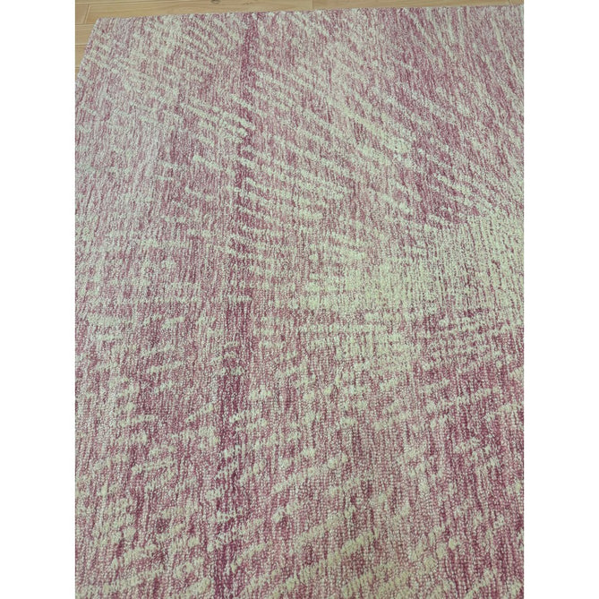 Hampton Burst Modern Abstract Distressed Hand-Woven Textured Wool Loop Pile Pink/Ivory Rug-Melrose-Rug Love - The Most Loved Rug Store
