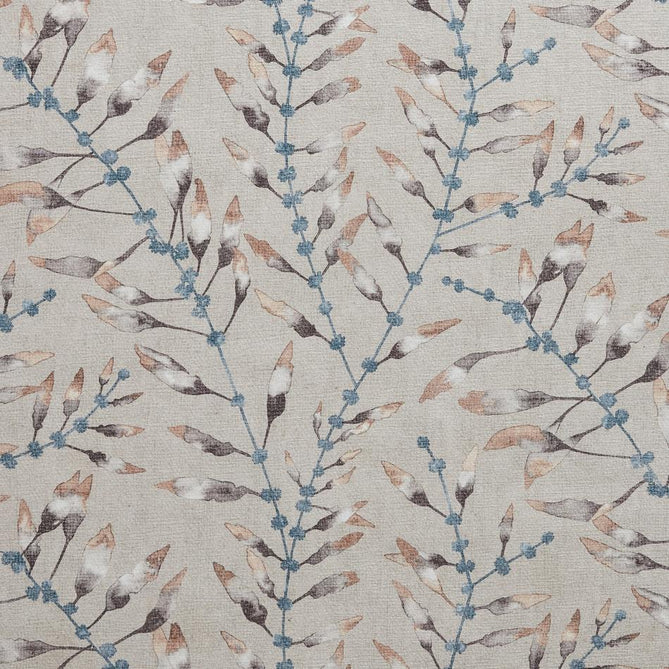 Washable Harlequin Chaconia Stone Russet Modern Floral Botanical Textured Lightweight Printed Recycled Polyester Flatweave Stone Beige/Russet Brown/Pale Taupe/Slate Blue Runner