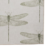 Washable Harlequin Demoiselle Fern Modern Floral Botanical Textured Lightweight Printed Recycled Polyester Flatweave Stone Beige/Fern Green/Olive Runner