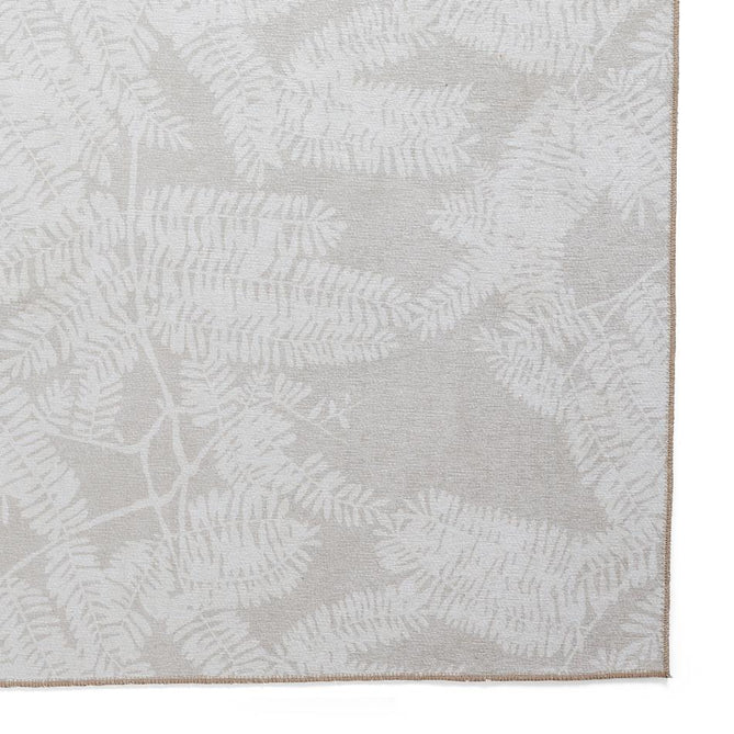 Washable Harlequin Extravagance Champagne Modern Floral Botanical Textured Lightweight Printed Recycled Polyester Flatweave Champagne Ivory/Pale Sand Beige/Soft Linen Rug