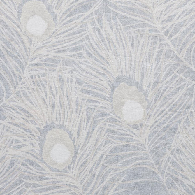 Washable Harlequin Orlena Powder Blue Modern Floral Botanical Textured Lightweight Printed Recycled Polyester Flatweave Powder Blue/Ivory/Pale Silver Runner