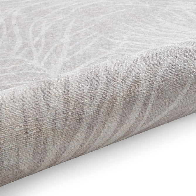 Washable Harlequin Orlena Putty Modern Floral Botanical Textured Lightweight Printed Recycled Polyester Flatweave Putty Beige/Ivory/Pale Taupe/Stone Grey Runner