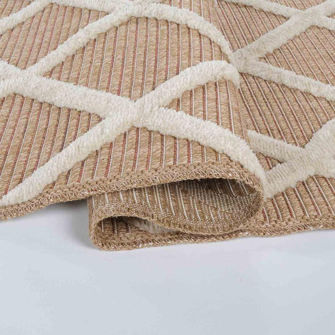 Harper Aztec HRP01 Jute-Look In-Outdoor Natural/Cream Rug-Desire Rugs-Rug Love - The Most Loved Rug Store