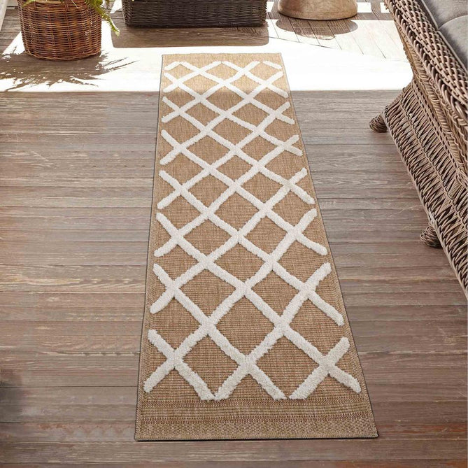 Harper Aztec HRP01 Jute-Look In-Outdoor Natural/Cream Rug-Desire Rugs-Rug Love - The Most Loved Rug Store