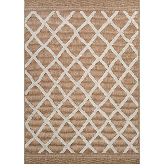 Harper Aztec HRP01 Jute-Look In-Outdoor Natural/Cream Rug-Desire Rugs-Rug Love - The Most Loved Rug Store