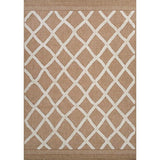 Harper Aztec HRP01 Jute-Look In-Outdoor Natural/Cream Rug