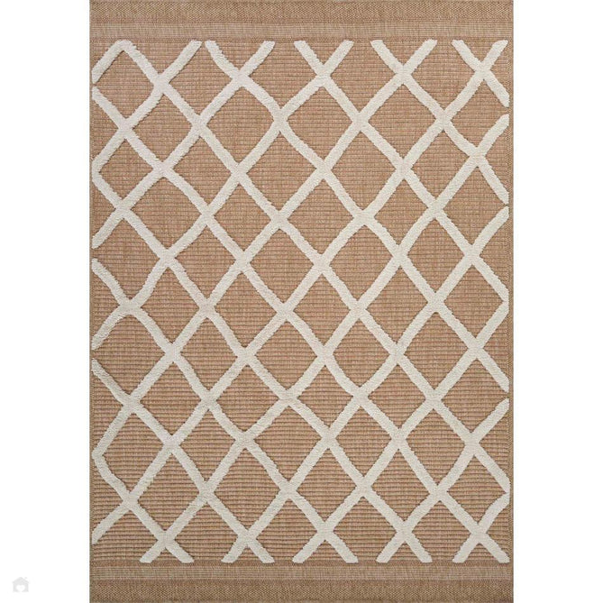 Harper Aztec HRP01 Jute-Look In-Outdoor Natural/Cream Rug-Desire Rugs-Rug Love - The Most Loved Rug Store