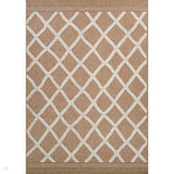 Harper Aztec HRP01 Jute-Look In-Outdoor Natural/Cream Rug