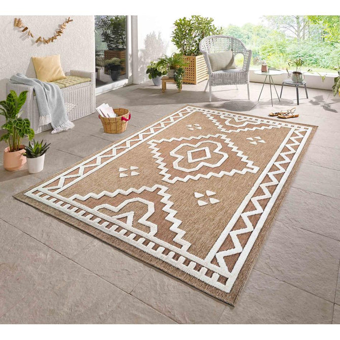 Harper Diamond HRP02 Jute-Look In-Outdoor Natural/Cream Rug-Desire Rugs-Rug Love - The Most Loved Rug Store