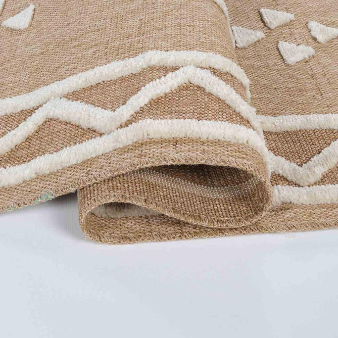 Harper Diamond HRP02 Jute-Look In-Outdoor Natural/Cream Rug-Desire Rugs-Rug Love - The Most Loved Rug Store