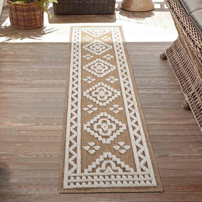 Harper Diamond HRP02 Jute-Look In-Outdoor Natural/Cream Rug-Desire Rugs-Rug Love - The Most Loved Rug Store